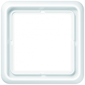 Jung CD 581 WU WW frame, 1x, break-proof, for horizontal and vertical combination