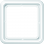 Jung CD 581 WU WW frame, 1x, break-proof, for horizontal and vertical combination