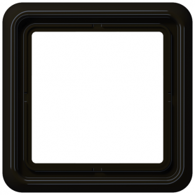 Jung CD 581 WU BR frame, 1x, break-proof, for horizontal and vertical combination