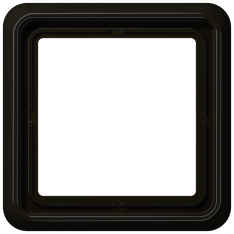 Jung CD 581 WU BR frame, 1x, break-proof, for horizontal and vertical combination