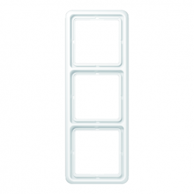 Jung CD 583 WU WW frame, 3x, break-proof, for horizontal and vertical combination
