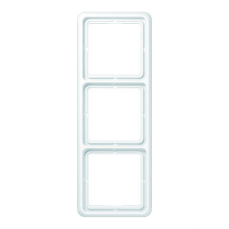 Jung CD 583 WU WW frame, 3x, break-proof, for horizontal and vertical combination