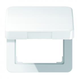Jung CD 590 BFKL WW folding cover, break-proof, for sockets and devices with cover 50 x 50 mm