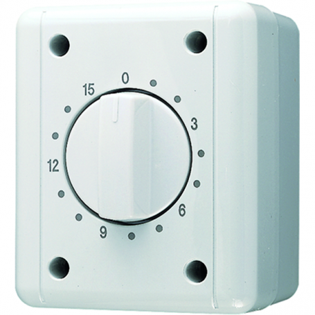 Jung 8015 W clock, 16 AX, 250 V , from 2-pin, max. 120 minutes, time tolerance ± 10 %