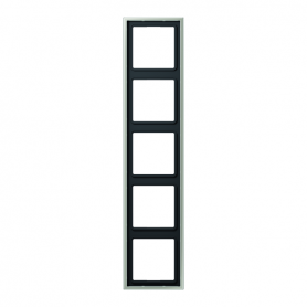 Jung ES 2985 frame, 5 times, for horizontal and vertical combination