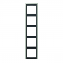 Jung ES 2985 frame, 5 times, for horizontal and vertical combination