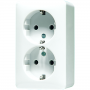 Jung 6020 A WW SCHUKO socket, 16 A 250 V, 2x
