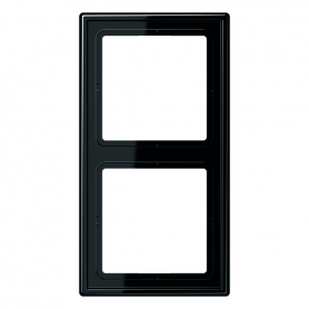 Jung LS 982 SW Rahmen, 2fach, für waagerechte und senkrechte Kombination