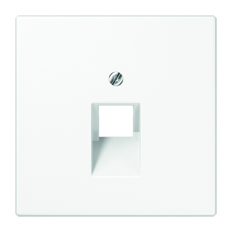 Jung LS 969-1 UA WW Abdeckung, für IAE/UAE-Anschlussd. und Datend. Cat. 5e und Cat. 6 (1 x 8-polig)