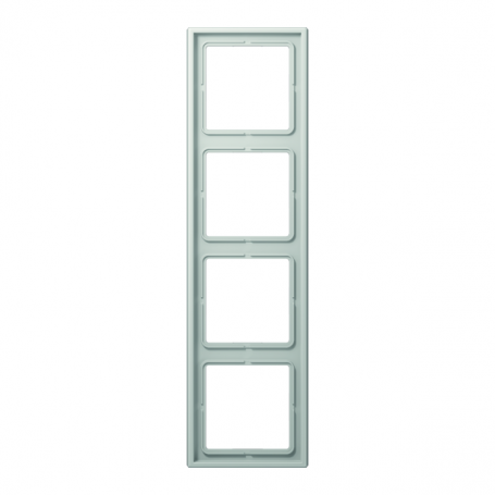 Jung LS 984 LG Rahmen, 4fach, für waagerechte und senkrechte Kombination