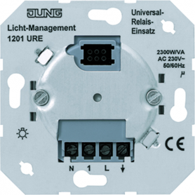 Jung 1201 URE Relais vnos 1 kanal, nazivna napetost: AC 230 V , 50/60 Hz