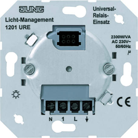 Jung 1201 URE Inserción de relé 1 canal, voltaje nominal: AC 230 V, 50/60 Hz