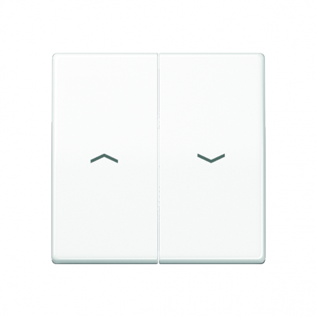 Jung AS 591-5 P BF WW rocker, symbols arrows, central plate, break-proof, for blinds and blinds buttons