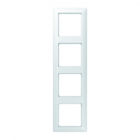 Jung AS 584 BF WW Frame, 4x, break-proof, for horizontal and vertical combination