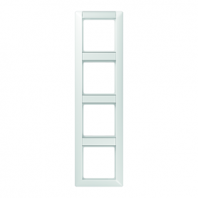 Jung AS 584 NA WW Framework, 4x, fonts 13/12,4 x 55,5 mm, for vertical combination