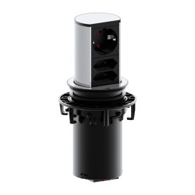 Bachmann 928.003 Elevator 1xSchuko 2xEuroStrom