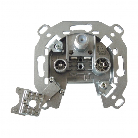 Televes KMD12ST BK-Multimedia-Durchgangsdose 12 dB  524701