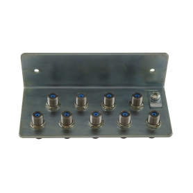 Televes ERD9N Erdungswinkel für 9 HF-Kabel 401104