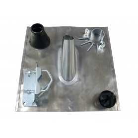 Televes MAZ50 Mastzubehör-Set 50 mm mit Bleiblechziegel  X2202