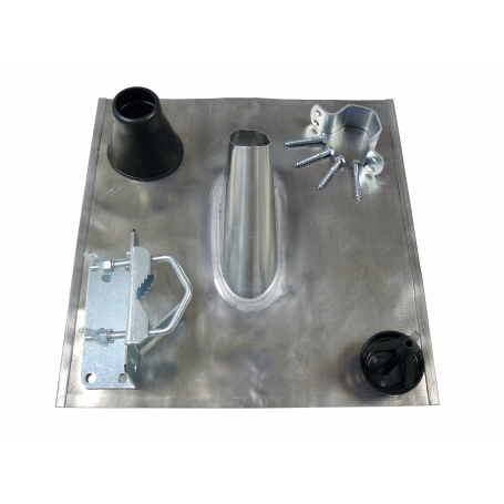 Televes MAZ60 Mastzubehör-Set 60 mm mit Bleiblechziegel X2203