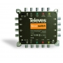 Televes MS58NCQ 5 in 8 Guss-Multischalter NEVO mit Netzteil, Quadtauglich, kaskadierbar 714403