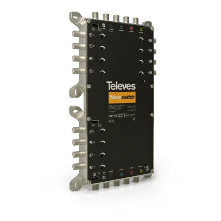 Televes MS512C 5 in 12 Guss-Multischalter NEVO, receiverpowered, kaskadierbar 714504
