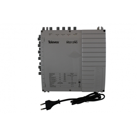 Televes MS512NG 5 in 12 Guss-Multischalter MULTRIX mit Schaltnetzteil 745904