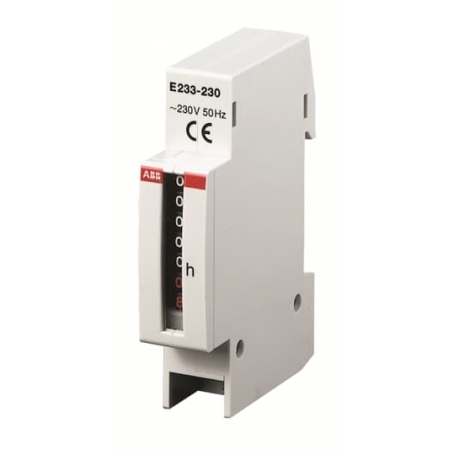 ABB 2CDE100000R1601 E233-230 Μετρητής ωρών λειτουργίας 230V,50Hz