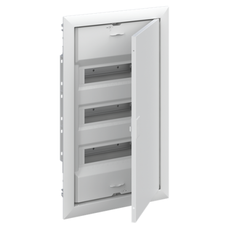 ABB 2CPX031371R9999 UK636N3 Stromkreisverteiler, Unterputz 36 Platzeinheiten, mit Tür und Blendr.