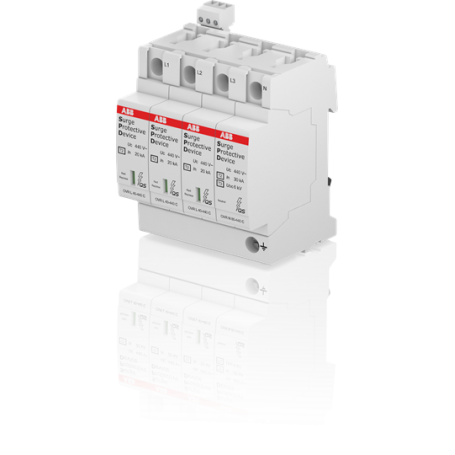 ABB 2CTB803973R1500 OVR T2 3N 40-440 P TS QS SPD Type 2 for 400/690V TT-3Ph. + TN-S