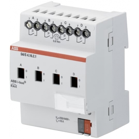ABB 2CDG110160R0011 SA/S4.16.2.1 Schaltaktor, 4fach, 16 A, REG