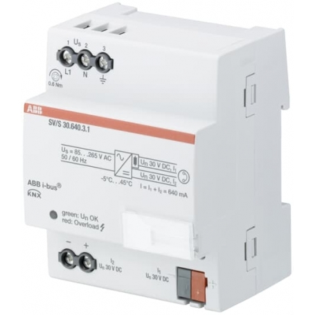 ABB 2CDG110167R0011 SV/S30.640.3.1 Power supply, 640 mA, REG