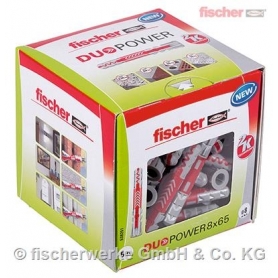 Fischer 538251 Dowel universal DUOPOWER 8X65 LD – 50 piezas