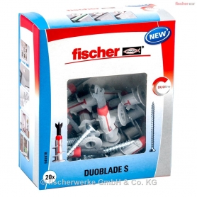 Fischer 545678 βύσμα γυψοσανίδας DUOBLADE S LD 20 τεμάχια