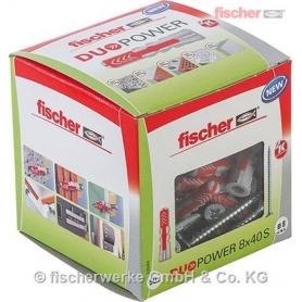 Fischer 535460 Universal dowel DUOPOWER 8X40 S LD – 50 pieces
