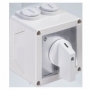 Kraus & Naimer CA20.A201.PNL4 Switch, 2 pole, 60°, AP, IP42, Ith: 25 A, P: 7.5 kW(AC-3,400V), 2x4 mm2 70005105