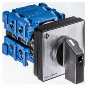 Kraus & Naimer CH10.A210.E.F085 Switch with 0, 1 pole, 60°, HAND-0-AUTO, 4-hole fastening, Ith: 20 A, P: 5.5 kW(AC-3,400V), 2
