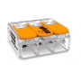 Wago 221-613 COMPACT-Verbindungsklemme max. 6 mm² 3 Leiter mit Hebeln transparent (30 Stück)