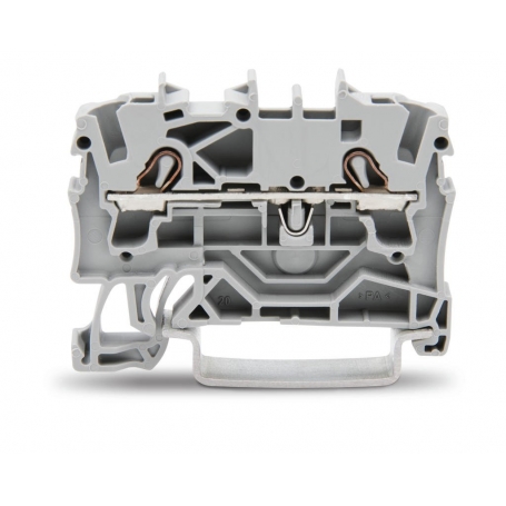 Wago 2002-1201 2-Leiter-Durchgangsklemme 2,5 mm² grau