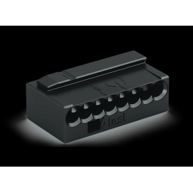 Wago 243-208 MICRO caja de conexión Ø 0.8 mm 8 conductor gris oscuro (50 piezas)