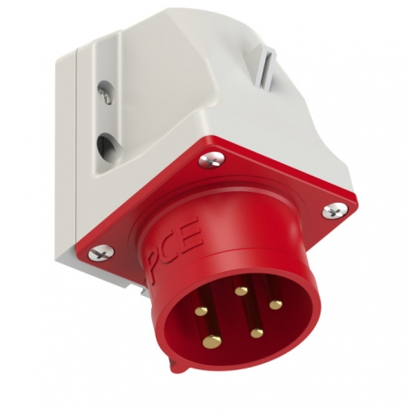 PCE 515-6 CEE - Βύσμα τοίχου 16A 5 ακίδων 6 πόλων IP44