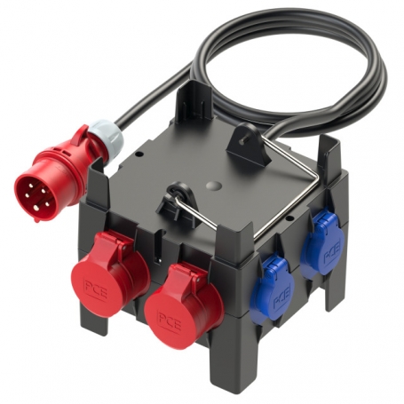 PCE 9030020 Mobilverteiler Kunststoff Baureihe IMST MV 2x16/5 5xSSD 2m5G2.5St16 H07 S IP44