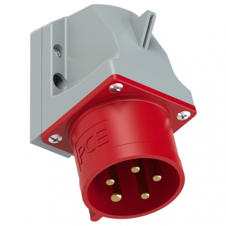 PCE 525-6tt CEE - Βύσμα τοίχου 32A 5 ακίδων 6 πόλων IP44 TT