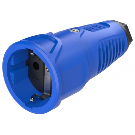 PCE 2520-bs Taurus2 Vollgummi-Kupplung nat IP20 (blau/schwarz)