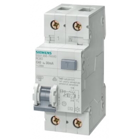 Siemens 5SU1356-6KK10 FI/LS switch, 1+N, type-A, B10, 30mA, 6kA