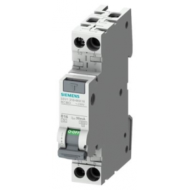 Siemens 5SV1316-6KK10 FI/LS compact, 1+N, Type-A, B10, 30mA, 6kA
