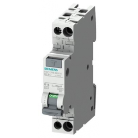 Siemens 5SV1316-6KK10 FI/LS kompakt, 1+N, Type-A, B10, 30mA, 6kA