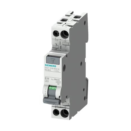 Siemens 5SV1316-6KK10 FI/LS kompaktna, 1+N, tip A, B10, 30mA, 6kA