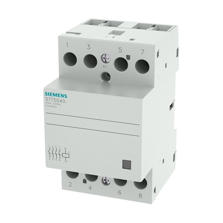 Siemens 5TT5040-0 INSTA kontaktor 4 zárral Kapcsolat AC 230V, 400V 40A vezérlő AC 230V DC 220V