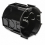 Dietzel ASDT 70 O.D 103050 Stationary switch box, 75 mm, 65 mm deep, black